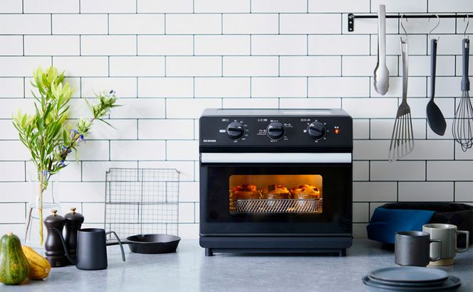 ノンフライ熱風オーブン FVX-D14A-B ノンフライ アイリスオーヤマ ノンフライ熱風オーブン FVX-D14A-B ブラック 熱風 オーブン トースター フライヤー 揚げ物 調理 家電 キッチン 脂質オフ カロリーオフ 脂質カット カロリーカット