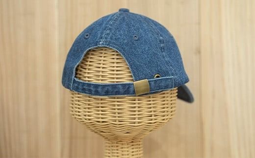 キャップ 水牛とサギ デニムキャップ【カラー:ダークブルー】【サイズ:フリー(50?60cm)】KB-132