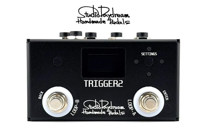 TRIGGER2 V6.3 StudioDaydream スイッチャー 2ループ MIDI コントロール端子 エフェクター ギター