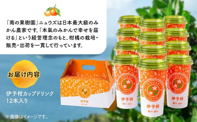 伊予柑カップドリンク12本入り IKTF042