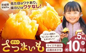 茨城県産 さつまいも こだわり農家の訳ありさつまいも 茨城県結城市産 サイズ不選別 品種おまかせ 選べる 約5kg 約10kg 《1月上旬-3月上旬頃出荷》茨城県 結城市 ご家庭用 お芋 訳あり 紅はるか シルクスイート あまはずき 栗かぐや 品種 お任せ いも 芋---yuki_local_251_5kg---