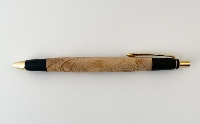 屋久島産【天然ヒノキ】無垢シャープペンシル(0.5mm)1本〈 ペン 文具 文房具 シャーペン 木軸 木製 ギフト 贈答 プレゼント工芸品 〉
