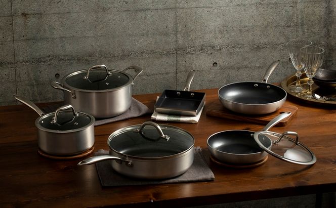 フライパンセット ダイヤモンドグレイス 10点セット DG-SE10 シルバー アイリスオーヤマ ダイヤモンドコートパン なべ 料理 ダイヤモンドコーティング 耐摩耗性 調理器具 ih ガス 卵焼き機 エッグパン 取っ手一体型