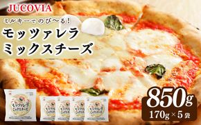 099H3527 【ムラカワチーズ】JUCOVIA モッツァレラミックスチーズ 850g【小分け 170g×5P 普段使い 高評価 ちーず】