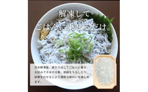 紀州和歌山湯浅産 釜揚げしらす 500g(100g×5) ※冷凍発送 シラス 釜揚げシラス 海産 海の幸 魚 さかな【uot786A】
