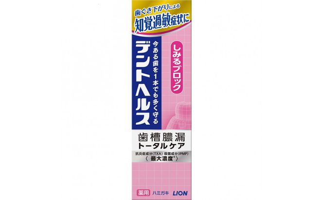 ライオン デントヘルス薬用ハミガキしみるブロック85ｇ（医薬部外品）×１０個 142069_JE002