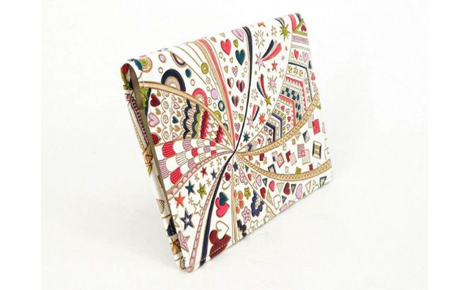 【文庫屋大関】パーソナルホルダー　グロッシーハート【皮革工芸品】 民芸品 雑貨 日用品 文房具 革小物 牛革 ファイル ケース 