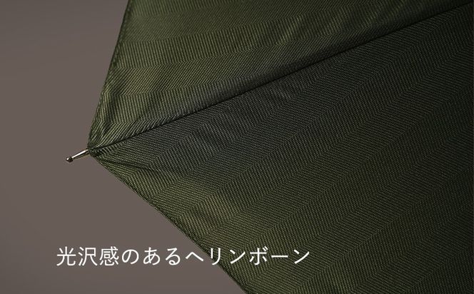槙田商店【晴雨兼用紳士傘】MAKITA STANDARD (長傘 カーキ) CB080 ｜老舗の職人が作る日本製のおしゃれな高級傘