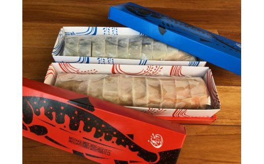 プレミアムびわます棒寿しとひさご寿し名物の鯖寿し詰合せ【DH03W】（滋賀県　近江八幡市）