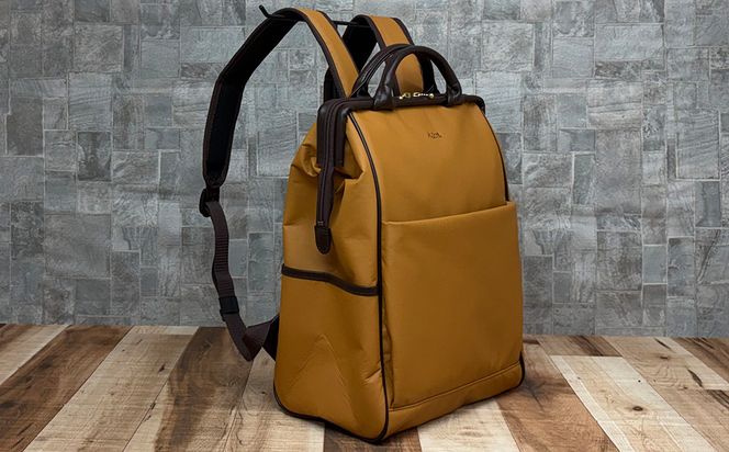 とにかく軽い！2wayダレスリュック / キャメル / リュック ボストンバッグ 約550g 合皮 お手入れ簡単 リュックサック かばんこみせ さくら咲くら