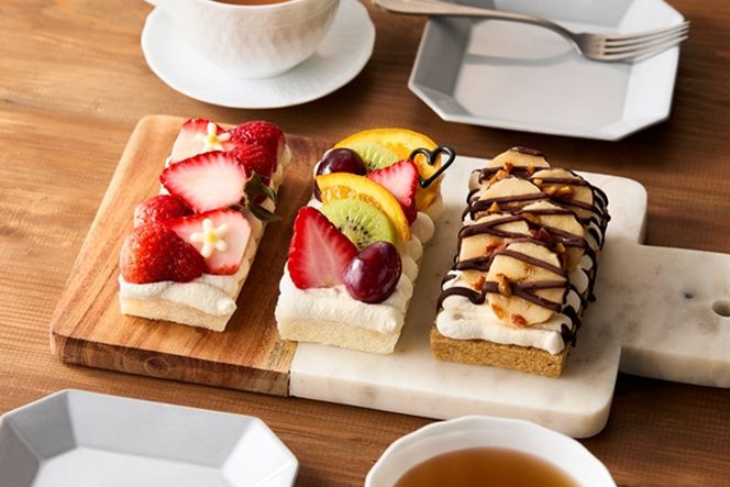 フローズンオープンフルーツサンド3個　MA00001　パンとパンで挟まないケーキみたいなフローズンオープンフルーツサンド