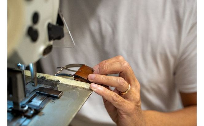 スコッチグレイン監修　オリジナルイタリアンレザーベルト（スムースブラック）　イタリアン ベルト　本革　東京都　墨田区