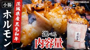＼選べる内容量／【茨城県産】 黒毛和牛 小腸 400g 800g 1.2kg  (茨城県共通返礼品)