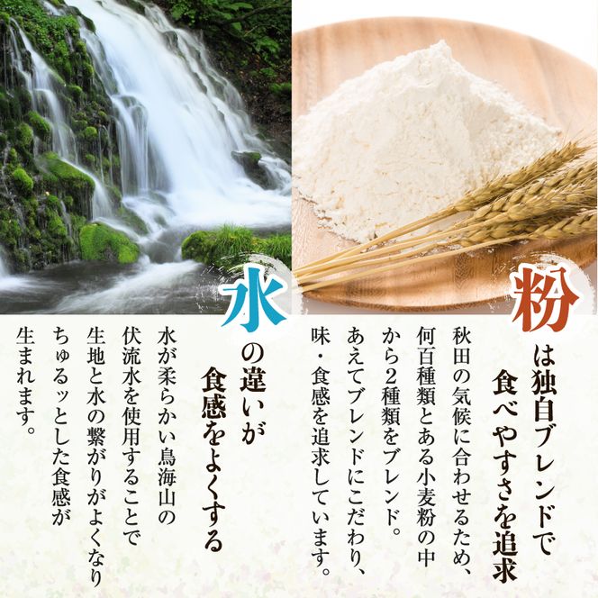 のど越しの良い象潟うどん定期便（5束×6ヵ月） 18000円 乾麺 麺類 6ヶ月 6回 