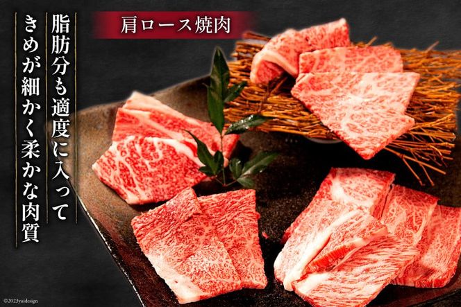 牛肉 宮崎牛 肩ロース焼肉 ミスジステーキ 計750g [ミヤチク 宮崎県 日向市 452061581] 肉 肩 ロース ミスジ ステーキ 冷凍