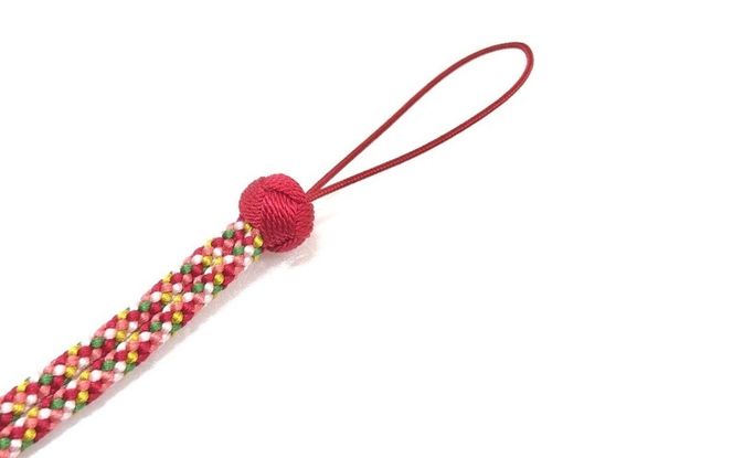 組紐超ロングストラップ丸組３ hrkz0012-3