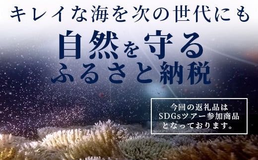 サンゴ再生応援ツアー ～甦れ！八重山のサンゴ畑～（24名まで）　JL-2【沖縄 八重山 八重山諸島 石垣島 サンゴ サンゴ礁 応援 ツアー 体験】 ※ご寄付の前にご予約お願いします。