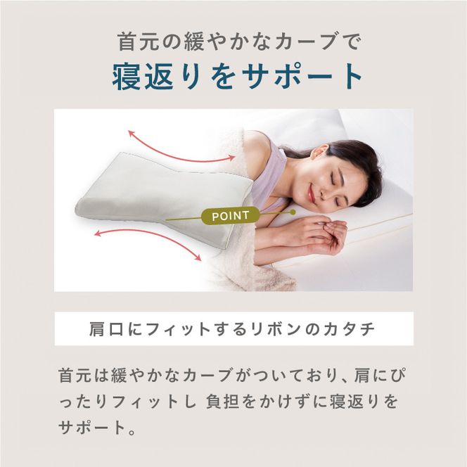 （エアウィーヴ グループ）ロフテー「ソフィットピロー　エラスティックパイプ（枕カバー付）」（115-5）