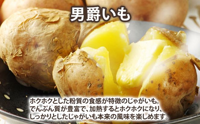【2026年秋冬発送】じゃがいも 食べ比べセット 男爵3kg＋インカのめざめ2kg【約5kg】
