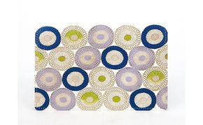 【文庫屋大関】パーソナルホルダー　笠菊＜水明＞【皮革工芸品】 民芸品 雑貨 日用品 ファイル 多用途 牛革 