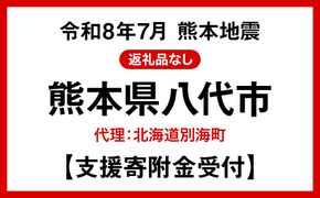 令和8年7月熊本県地震災害支援寄付【熊本県八代市】（お礼品なし）