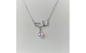 50-43伊勢志摩あこや本真珠ネックレス・星座(おとめ座)