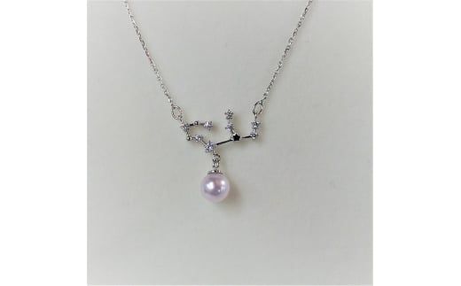 50-43伊勢志摩あこや本真珠ネックレス・星座(おとめ座)