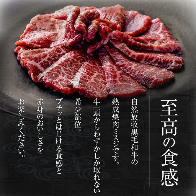 八崎牛の熟成焼肉 ミスジ約80g×4パック N0105-YB257