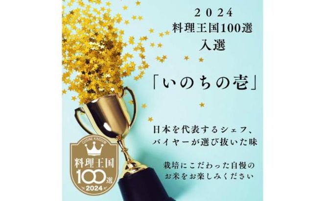 ベストファーマーズ賞受賞 いのちの壱 白米 2kg 無農薬 令和7年産 米 お米 チャック付 チャック 小分け  産地直送 長野
