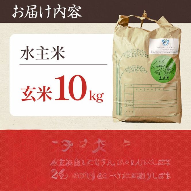令和8年新米エコファーマー認定農家の地域ブランド米(水主米) 玄米10kg お米 コシヒカリ 香川県 香川 東かがわ市