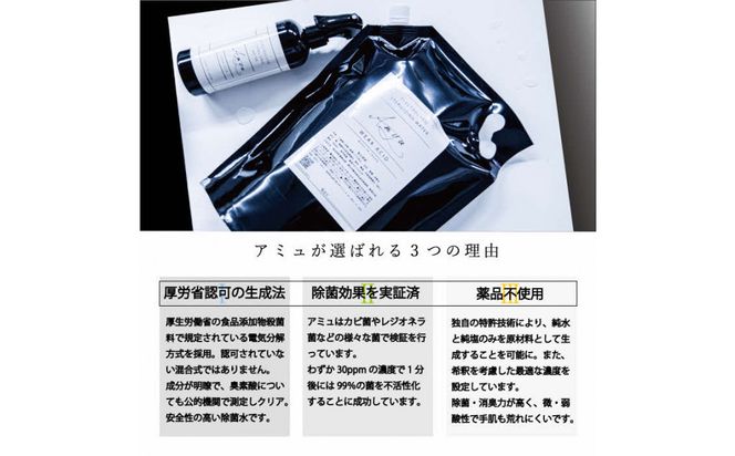 電解次亜塩素酸水　400ｐｐｍ　【2.5L　4個セット】　除菌・消臭 322032_ES005