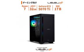 パソコン工房 4年間物損保証 ミニタワーゲーミングPC Ryzen 7/5070 Ti/No.399 322032_EE154