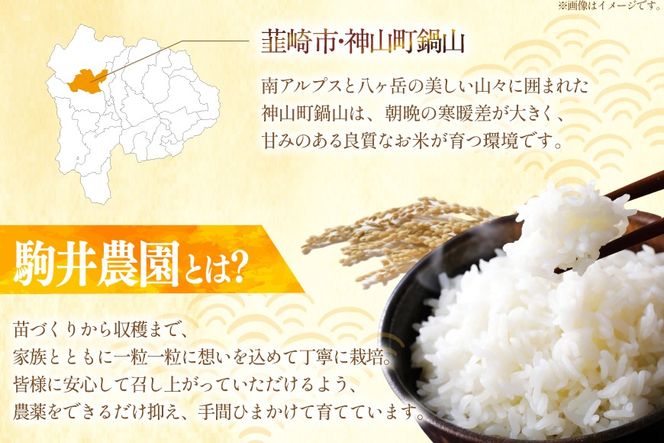 米 令和8年 先行予約 にじのきらめき 5kg お米 こめ 白米 kome 8年産 5キロ 精米 山梨県 送料無料 ライス ブランド米 コメ 人気 [駒井農園 山梨県 韮崎市 20745371] 