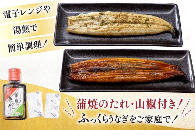 うなぎ 静岡県産 鰻2尾 約160g×2 蒲焼1尾 白焼1尾 [駿河淡水株式会社 静岡県 吉田町 22424653] 国産 鰻 ウナギ 蒲焼 蒲焼き かば焼き 白焼き 白焼 真空パック