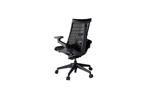 イトーキ アクト2 ブラック オフィスチェア【エラストマー・ハイバック/日本製】ゲーミングチェア(KJ427PVT1T1CF)【EI194W】