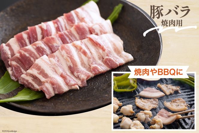 豚肉 豚バラ 焼肉用 スライス ウデ 切落し 食べ比べ セット 各300g×2 合計1.8kg [甲斐精肉店 宮崎県 美郷町 31as0086] 肉 豚 冷凍 薄切り うす切り 腕 切り落とし 小分け 詰め合わせ