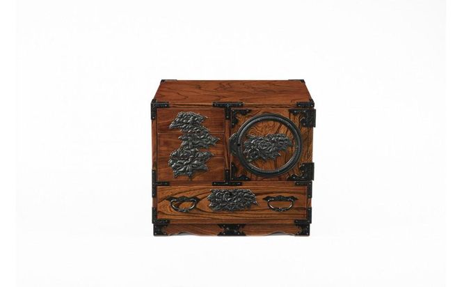 仙台箪笥　弐番　拭き漆【伝統 工芸品 グッドデザイン賞 タンス たんす 和タンス 仙台】 041009_GJ007