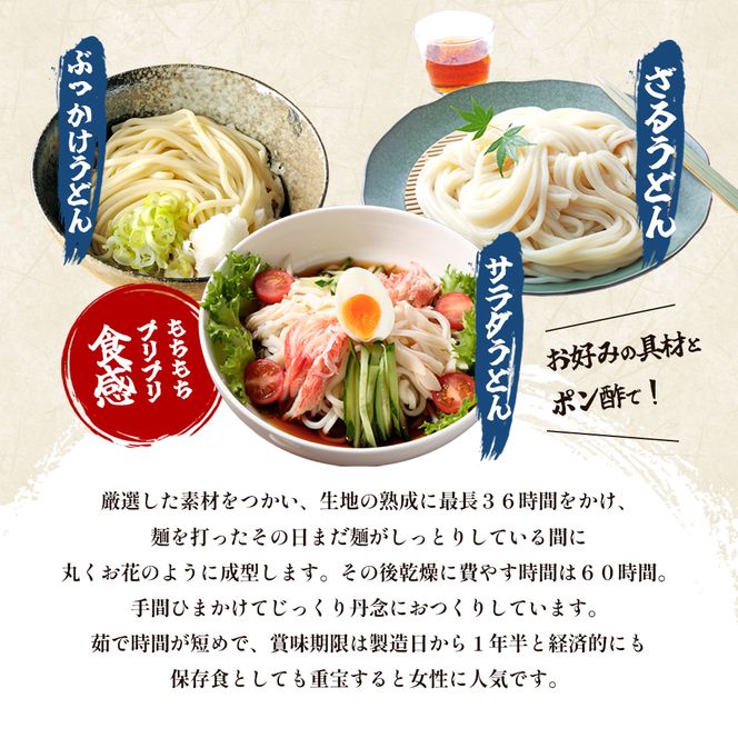 【 小豆島 】おか乃や製麺　讃岐うどん2種・めんつゆ詰合せ　22人前 