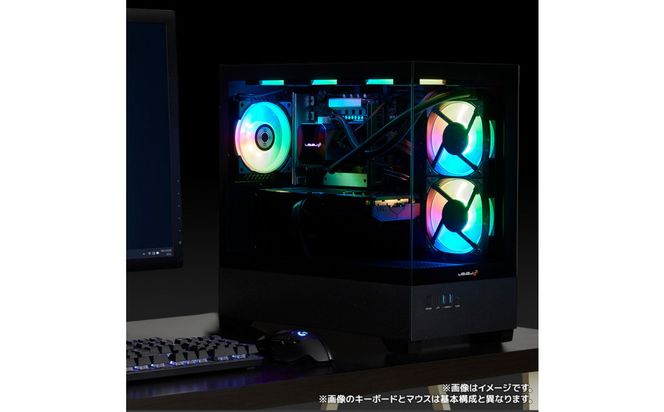 パソコン工房 4年間物損保証 ミニタワーゲーミングPC Ryzen 7/5070/ピラーレス/No.398 322032_EE153