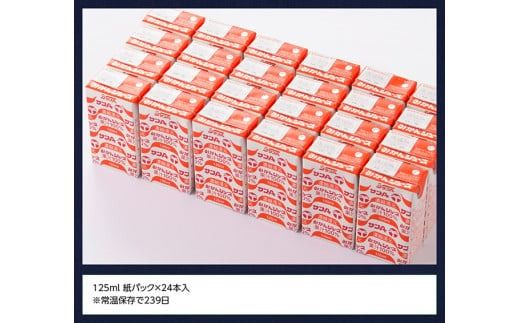 サンAみかんジュース100%　125ml紙パック×24本 【 ふるさと納税 飲料 オレンジ ジュース みかん ミカン 温州みかん 紙パック 送料無料 】 [C03025]