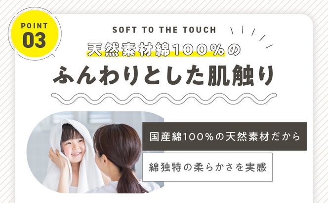 knt0042 【特別寄附金額】普段使いにぴったり ミニバスタオル 5枚【泉州タオル 国産 吸水 たおる 普段使い 無地 シンプル 日用品 家族 ファミリー】