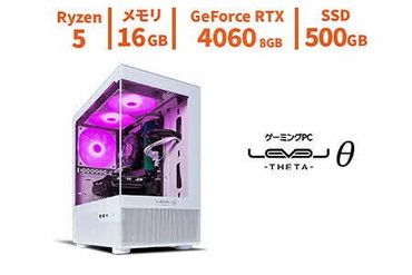 パソコン工房 ピラーレスゲーミングPC Ryzen 5/RTX 4060(S)【57_6-002】