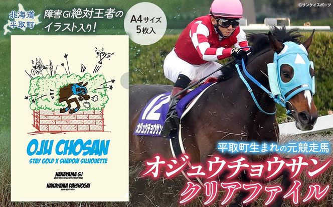 【オジュウチョウサン】クリアファイル イラスト5枚入り BRTV017