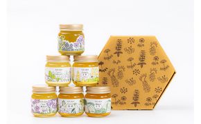 鳥取県産はちみつ6種セット (福蜂蜜・トチ・れんげ・アカシア・くり・百花)(ふるさと物産館) 312011_AS010