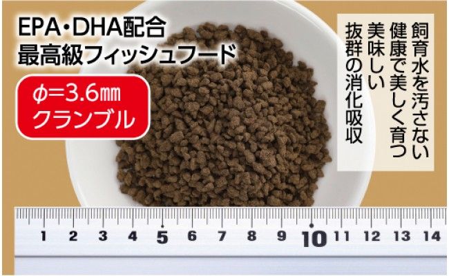 KGC022　Σシグマ GROW E クランブル 170g 中型海水魚用 ＜最高級 フィッシュフード EPA・DHA配合 クランブルタイプ 沈降性 魚 餌＞【餌 えさ エサ】【観賞魚 餌やり】【水槽/熱帯魚/観賞魚/飼育】【生体】【アクアリウム/あくありうむ】
