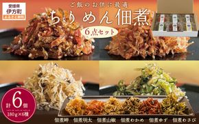 【ご飯のお供に最適】ちりめん佃煮6点セット IKTB029 