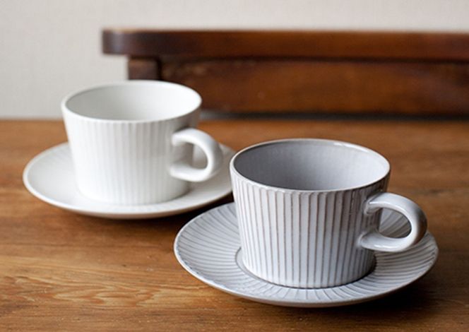 コーヒーカップ&ソーサー 和陶器 萬古焼 2客セット 酸っぱかっ
