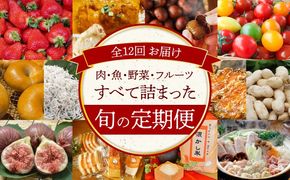 碧南市がチョイスした厳選定期便！ 【全12回】厳選！肉・魚・野菜・フルーツすべて詰まった旬の定期便(毎月お届け）H028-088