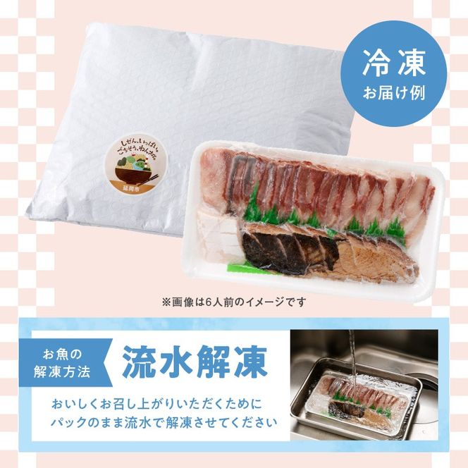 【6ヶ月定期便】大和海商 大和のこだわり漁師のお刺身　6人前 N072-YE095_2