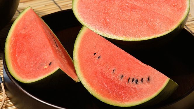 【 JA北つくば 】 黒こだますいか 「 誘惑のひとみ 」 2玉 2026年産 スイカ 果物 フルーツ 小玉スイカ 小玉 西瓜 くだもの デザート 茨城 [AE017ci]